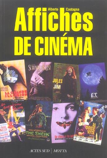 Couverture du livre « Affiches de cinéma » de Alberto Castagna aux éditions Motta