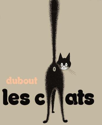 Couverture du livre « Les chats » de Dubout aux éditions Hoebeke