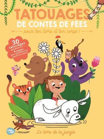 Couverture du livre « Tatouage - le livre de la jungle » de  aux éditions Editions Tam Tam