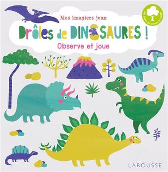 Couverture du livre « Drôles de dinosaures » de  aux éditions Larousse