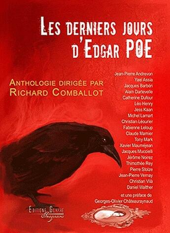 Couverture du livre « Les derniers jours d'Edgar Poe » de Richard Comballot aux éditions Glyphe