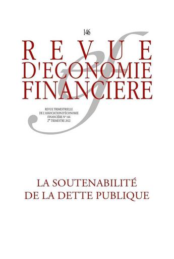 Couverture du livre « La soutenabilité de la dette publique » de Xavier Timbeau et Xavier Ragot et Jean-Paul Pollin et Pierre Dockes et Natacha Valla et Patrick Arthus aux éditions Association D'economie Financiere