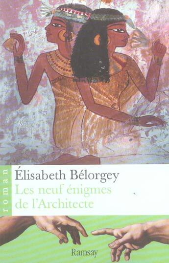 Couverture du livre « Les neuf enigmes de l'architecte » de Belorgey. Elisa aux éditions Ramsay