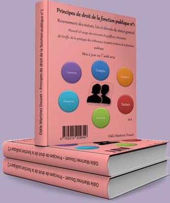 Couverture du livre « Principes du droit de la fonction publique t.3 » de Odile Martinez Douzet aux éditions Omd Formations