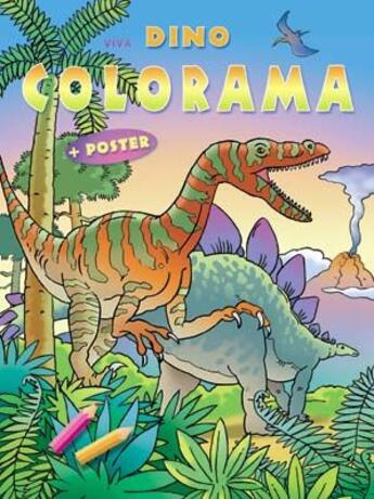 Couverture du livre « Viva dino colorama » de Znu aux éditions Chantecler