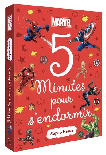 Couverture du livre « 5 minutes pour s'endormir : super-héros » de Marvel aux éditions Disney Hachette