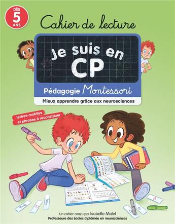 Couverture du livre « Cahier de lecture - mieux apprendre grace aux neurosciences » de Malet/Ristord aux éditions Pere Castor