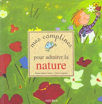 Couverture du livre « Comptines pour admirer la nature (mes) » de  aux éditions Fleurus