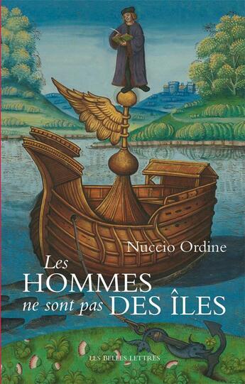 Couverture du livre « Les hommes ne sont pas des îles » de Nuccio Ordine aux éditions Belles Lettres