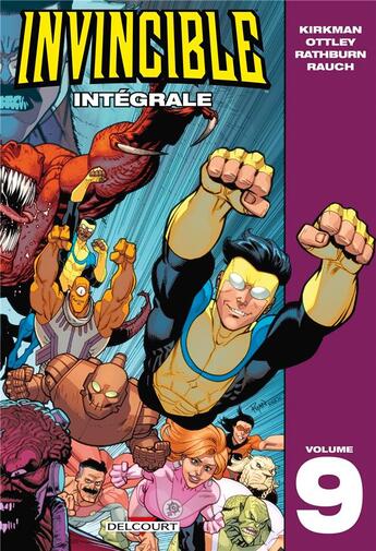 Couverture du livre « Invincible : Intégrale vol.9 » de Robert Kirkman et Ryan Ottley aux éditions Delcourt