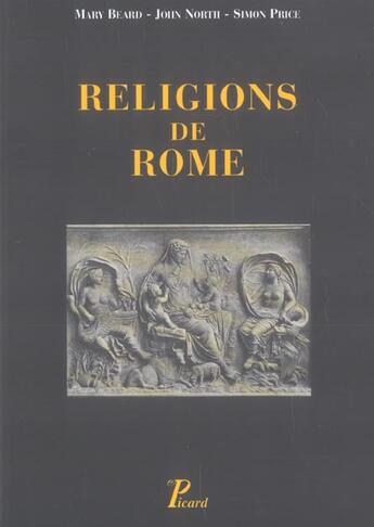 Couverture du livre « Religions de rome » de Beard Mary/North Joh aux éditions Picard