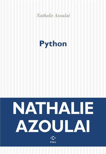 Couverture du livre « Python » de Nathalie Azoulai aux éditions P.o.l