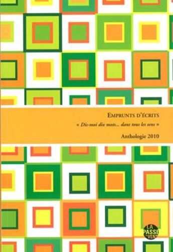 Couverture du livre « Emprunts d'ecrits 