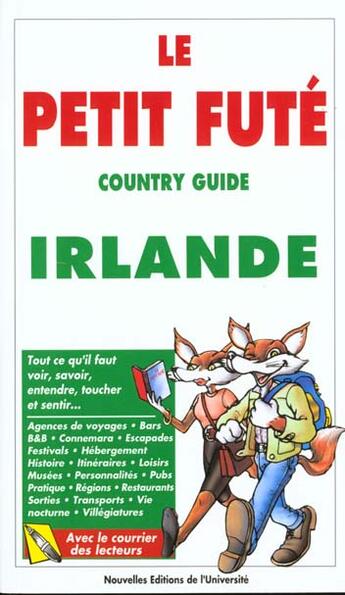 Couverture du livre « Irlande 1997-1998, le petit fute (edition 3) » de Collectif Petit Fute aux éditions Le Petit Fute