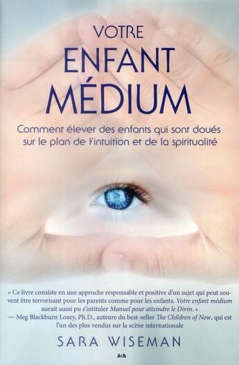 Couverture du livre « Votre enfant médium » de Sara Wiseman aux éditions Ada