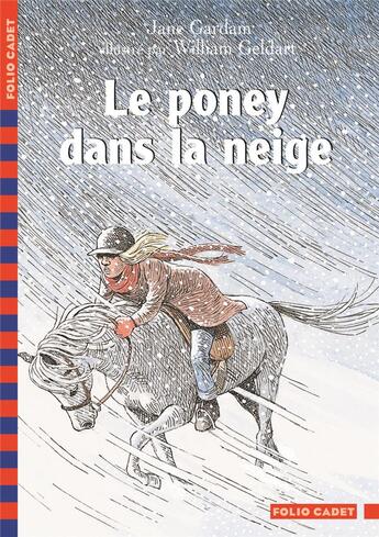 Couverture du livre « Le poney dans la neige » de Jane Gardam et William Geldart aux éditions Gallimard-jeunesse