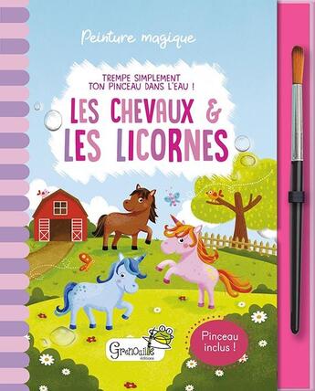 Couverture du livre « Les chevaux et licornes » de  aux éditions Grenouille