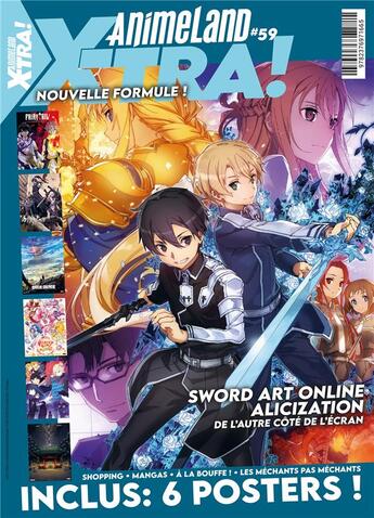 Couverture du livre « Animeland xtra N.59 ; Sword Art Online ; Alicization » de  aux éditions Ynnis