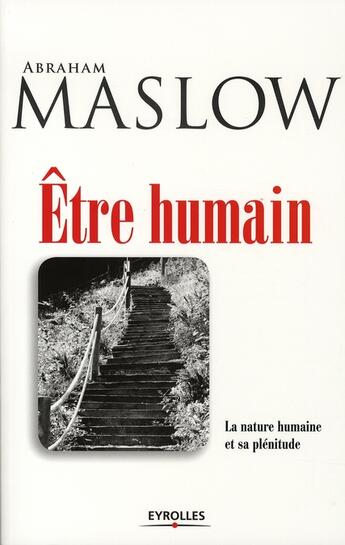 Couverture du livre « Être humain » de Maslow A aux éditions Organisation