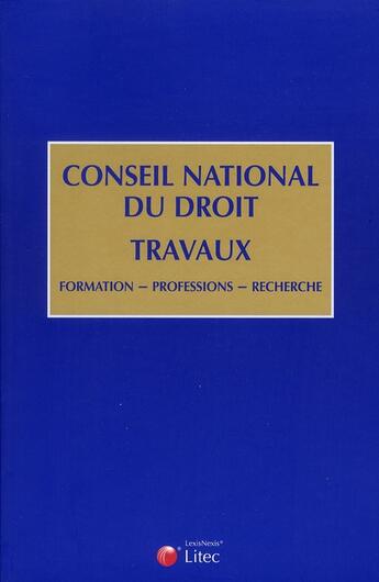 Couverture du livre « Rapport sur les professions de droit » de  aux éditions Lexisnexis