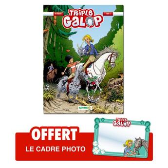 Couverture du livre « Triple galop t.2 » de Benoit Du Peloux aux éditions Bamboo