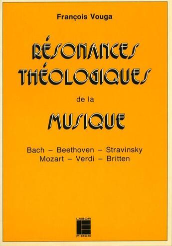 Couverture du livre « Resonnance theol de la musique » de  aux éditions Labor Et Fides