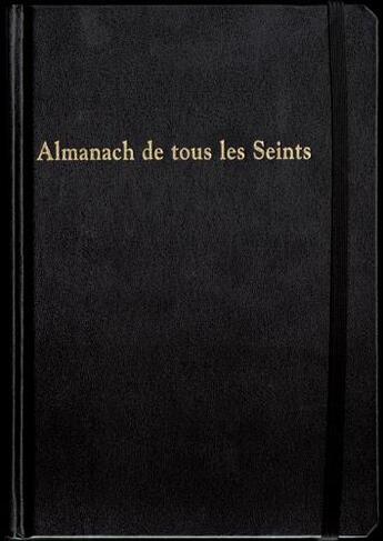 Couverture du livre « Almanach de tous les seints » de Veronique Villemin aux éditions Humus
