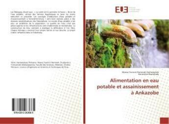 Couverture du livre « Alimentation en eau potable et assainissement a ankazobe » de Yannick Maeva aux éditions Editions Universitaires Europeennes