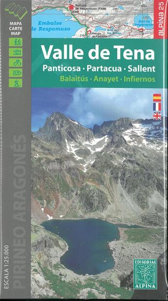 Couverture du livre « Valle de tena » de  aux éditions Alpina