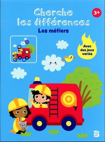 Couverture du livre « Cherche les differences - les metiers » de  aux éditions Le Ballon