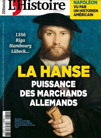 Couverture du livre « L'histoire n 482 - la hanse ou la puissance des marchands allemands - avril 2021 » de  aux éditions L'histoire