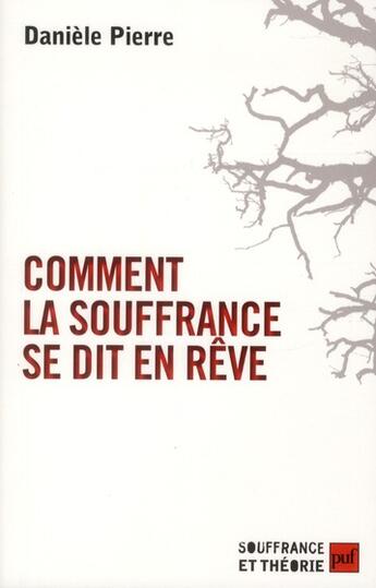 Couverture du livre « Comment la souffrance se dit en rêves » de Daniele Pierre aux éditions Puf