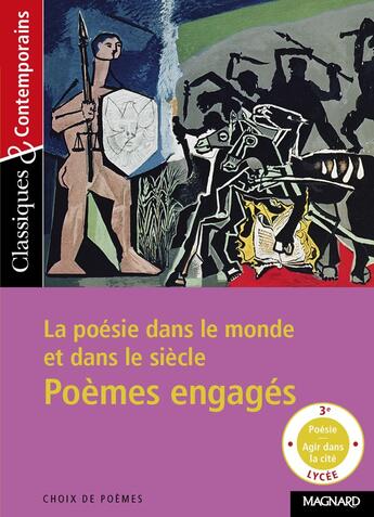 Couverture du livre « Poèmes engagés » de  aux éditions Magnard