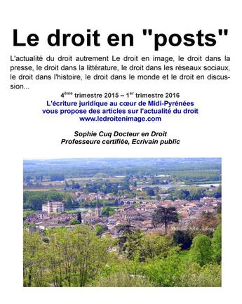 Couverture du livre « Le droit en 