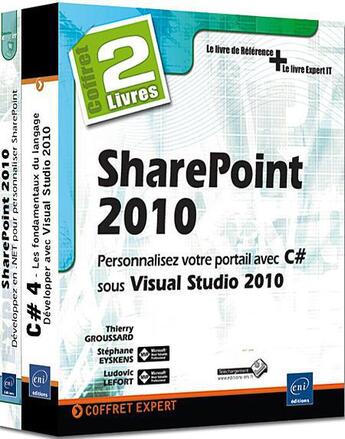 Couverture du livre « Sharepoint 2010 ; coffret » de Thierry Groussard aux éditions Eni