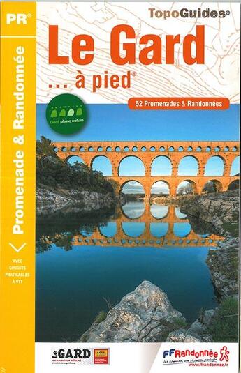 Couverture du livre « Le Gard à pied (édition 2015) » de  aux éditions Ffrp