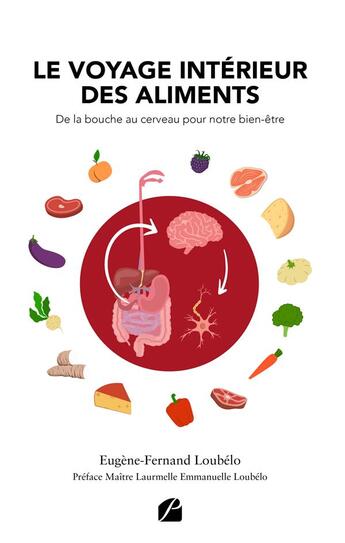 Couverture du livre « Le voyage intérieur des aliments : de la bouche au cerveau pour notre bien-être » de Eugene-Fernand Loubelo aux éditions Editions Du Panthéon