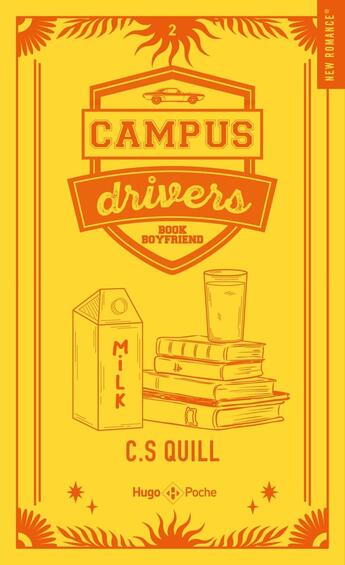 Couverture du livre « Campus drivers Tome 2 - Relié jaspage » de C. S. Quill aux éditions Hugo Poche