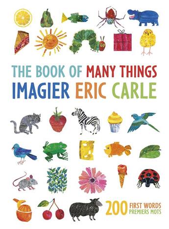 Couverture du livre « Book of many things » de Eric Carle aux éditions Mijade