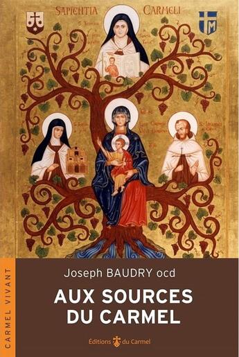 Couverture du livre « Aux sources du Carmel : Histoire et spiritualité » de Joseph Baudry aux éditions Carmel