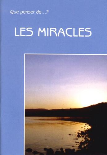 Couverture du livre « Les miracles » de Delooz P aux éditions Fidelite