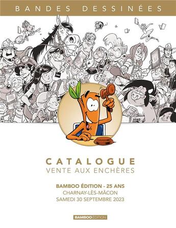 Couverture du livre « Bamboo, les 25 ans - t01 - catalogue vente aux encheres » de  aux éditions Bamboo