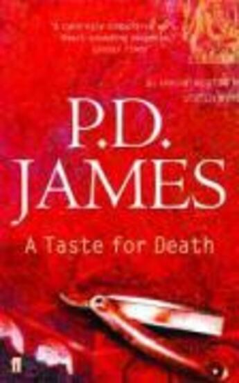 Couverture du livre « A taste for death » de Phyllis Dorothy James aux éditions Faber And Faber Digital