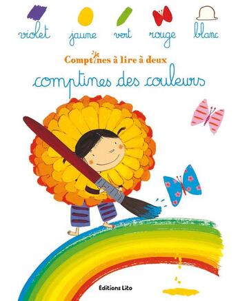 Couverture du livre « Comptines des couleurs » de  aux éditions Lito