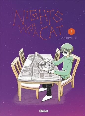 Couverture du livre « Nights with a cat Tome 2 » de Kyuryuz aux éditions Glenat