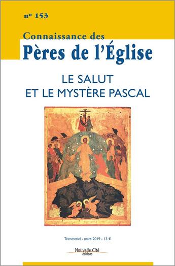 Couverture du livre « Cpe 153 le salut et le mystere pascal » de  aux éditions Nouvelle Cite