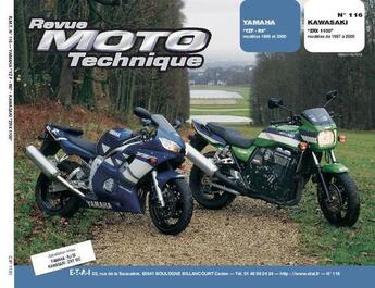 Couverture du livre « Rmt 116.1 yamaha yzf 99/00 kawasaki zrx 1100 97/00 » de Etai aux éditions Etai