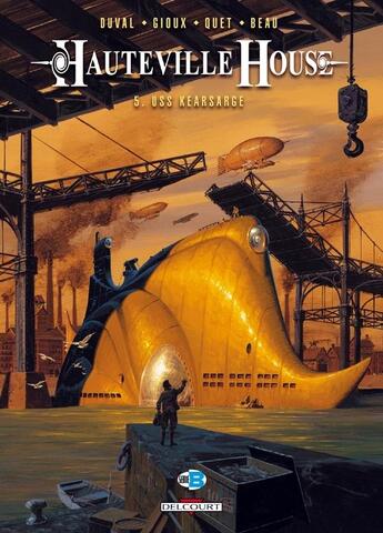 Couverture du livre « Hauteville house Tome 5 : USS Kearsarge » de Fred Duval et Thierry Gioux aux éditions Delcourt