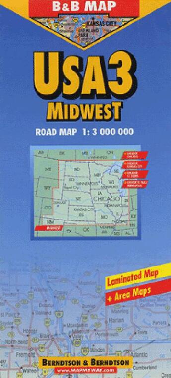 Couverture du livre « Usa 3 midwest north » de  aux éditions Berndtson