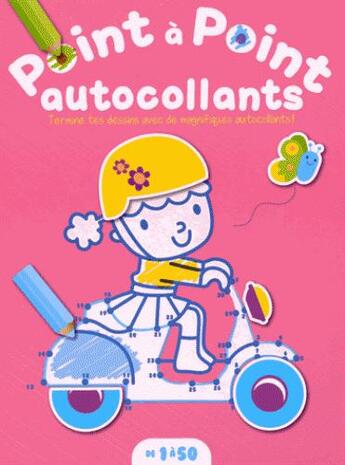 Couverture du livre « Point à point autocollants ; le scooter » de  aux éditions Yoyo Books